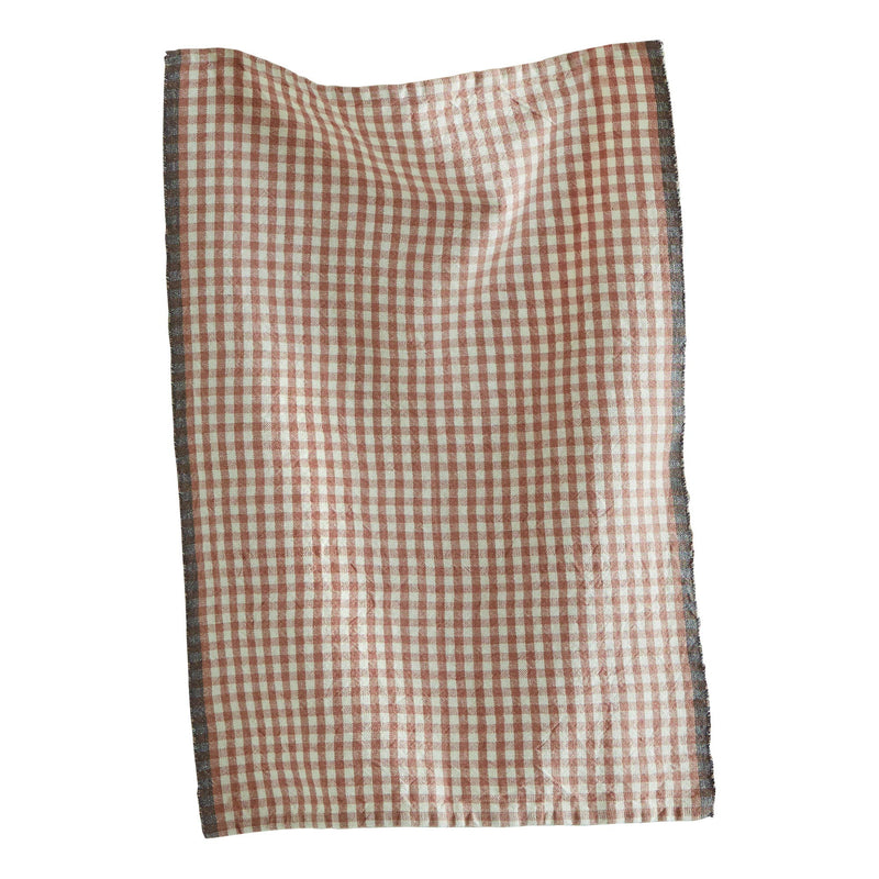 Linen & Cotton Check Dishtowel - Cloth + Cabin