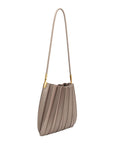 Carrie Mushroom Pleated Vegan Shoulder Bag