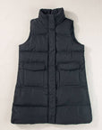 Tucker-Zip Up Puffer Long Vest w/ Pockets