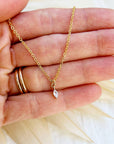 Dainty Marquise Necklace