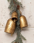 Brass Hammered Cow Bells