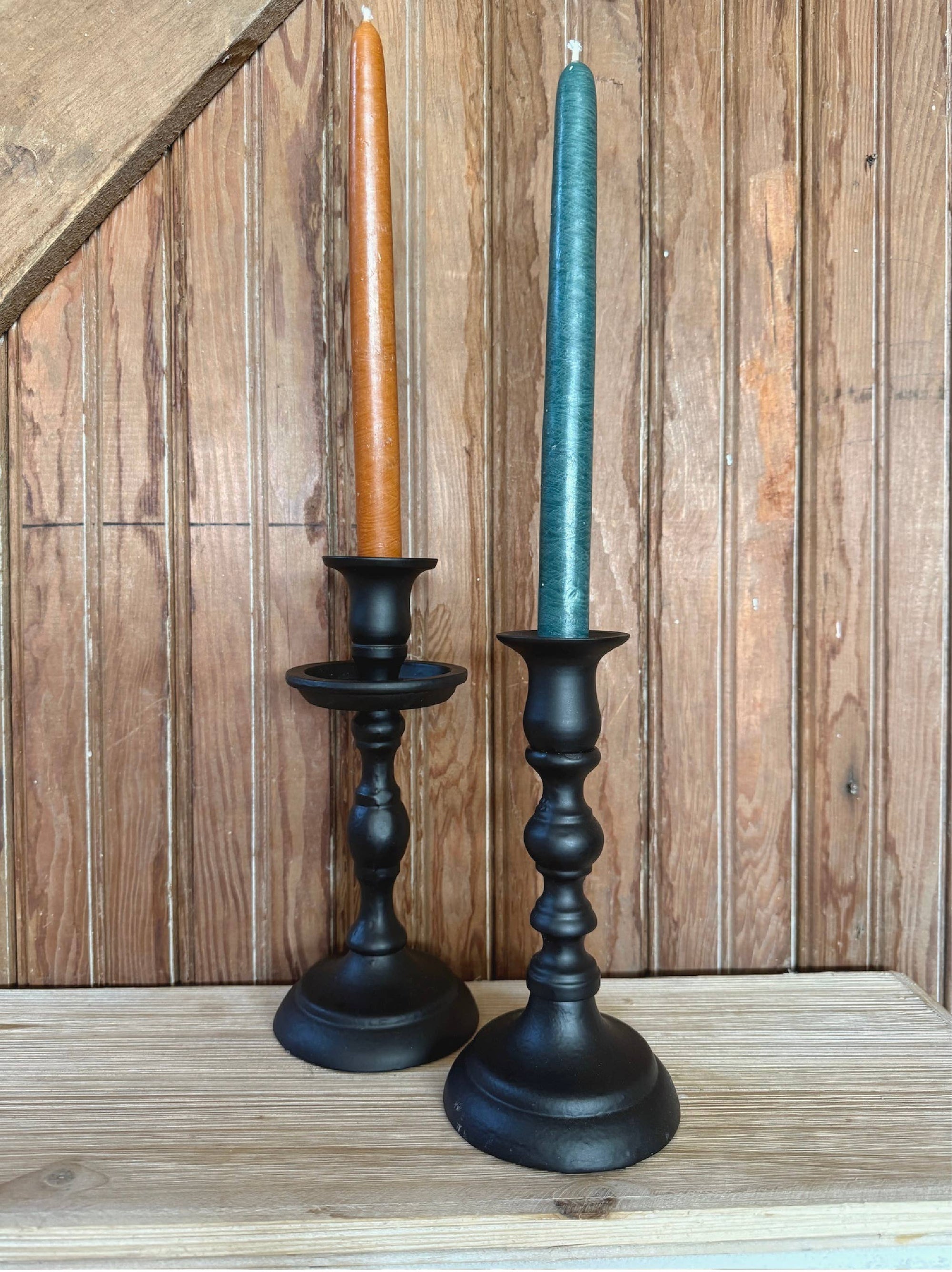 Black Empire Taper Candle Holder Medium