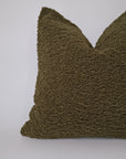 Teddy Boucle Pillow: Pine