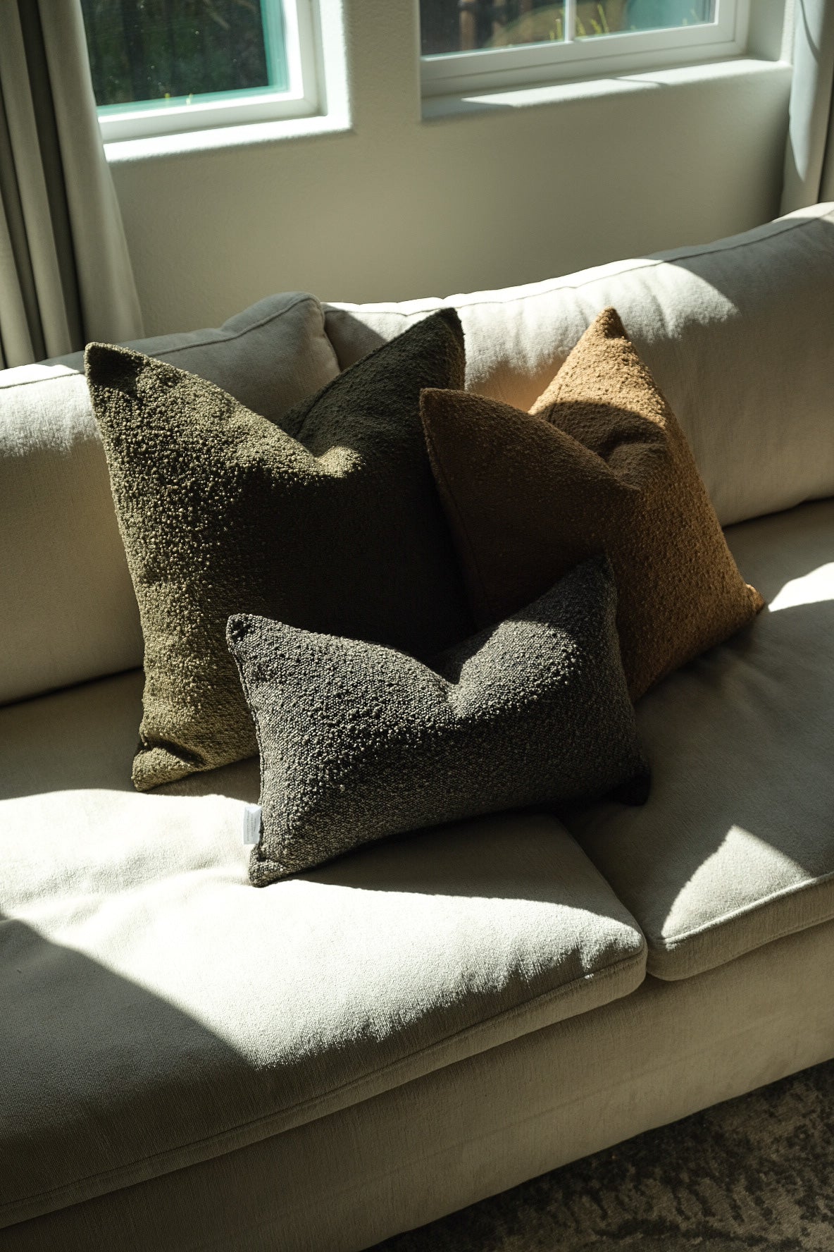 Boucle Pillow: Pine