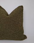 Teddy Boucle Pillow: Pine