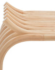 Strix Curved Rattan Stool