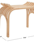 Strix Curved Rattan Stool