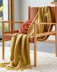 Tilda Throw Blanket - Mustard