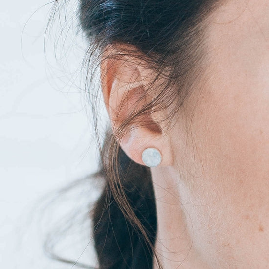 Marble Stud Earrings