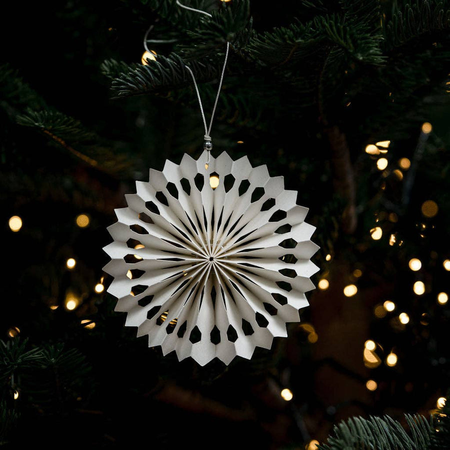 White Paper Andromedia Ornament