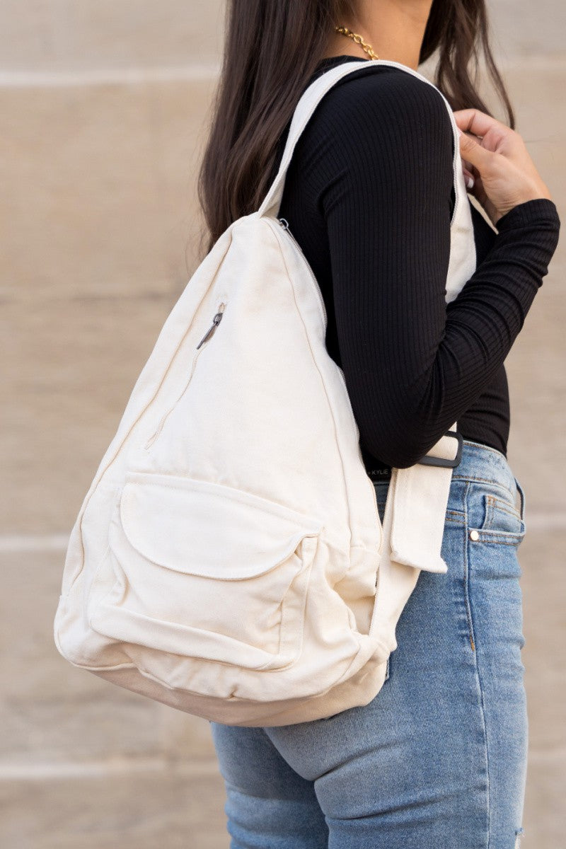 Sling best sale canvas bag