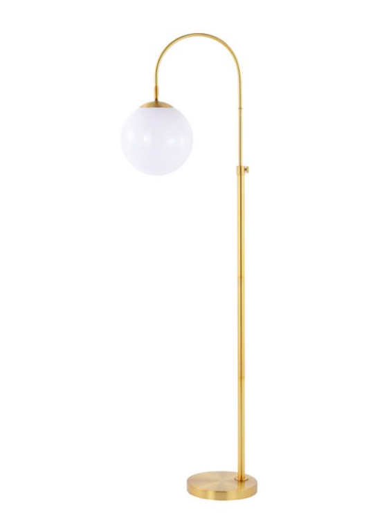 HAMIL Brass Floor Lamp