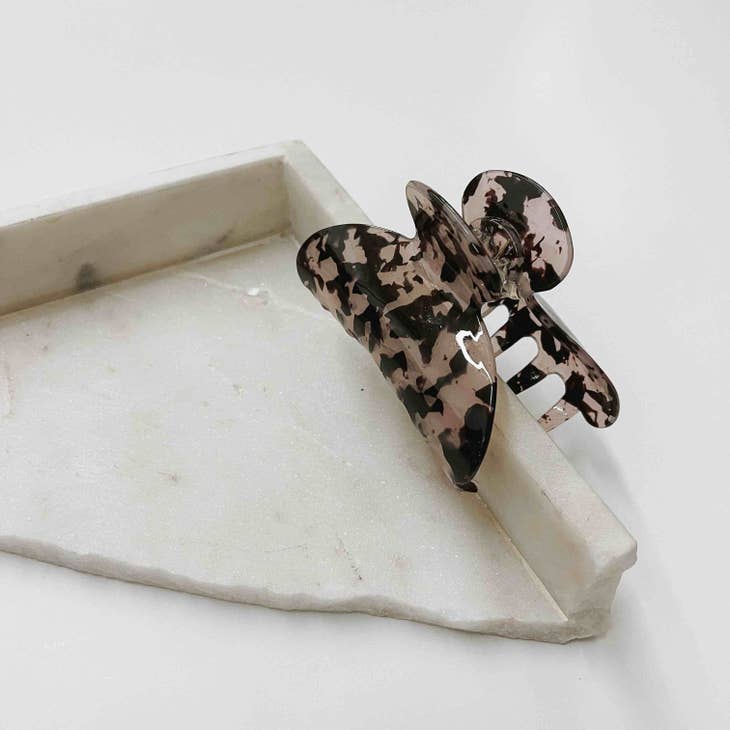 Marbled Mabel Claw Hair Clip