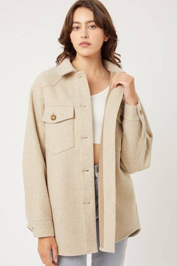 Hayley Oversized Fleece Jacket
