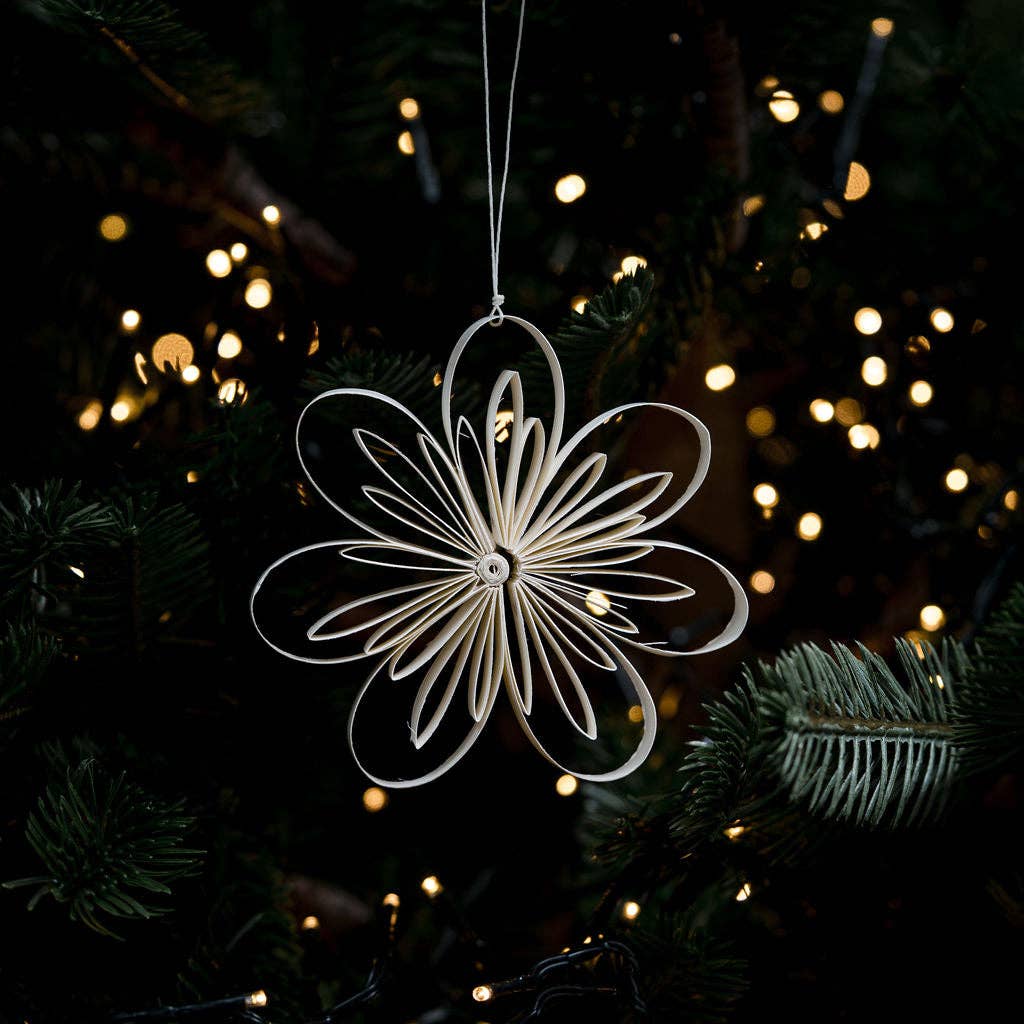 Quilled Vega Flower Paper Hanging Decoration