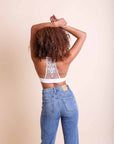 Tattoo Mesh Racerback Bralette