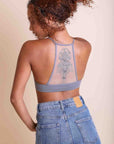 Tattoo Mesh Racerback Bralette