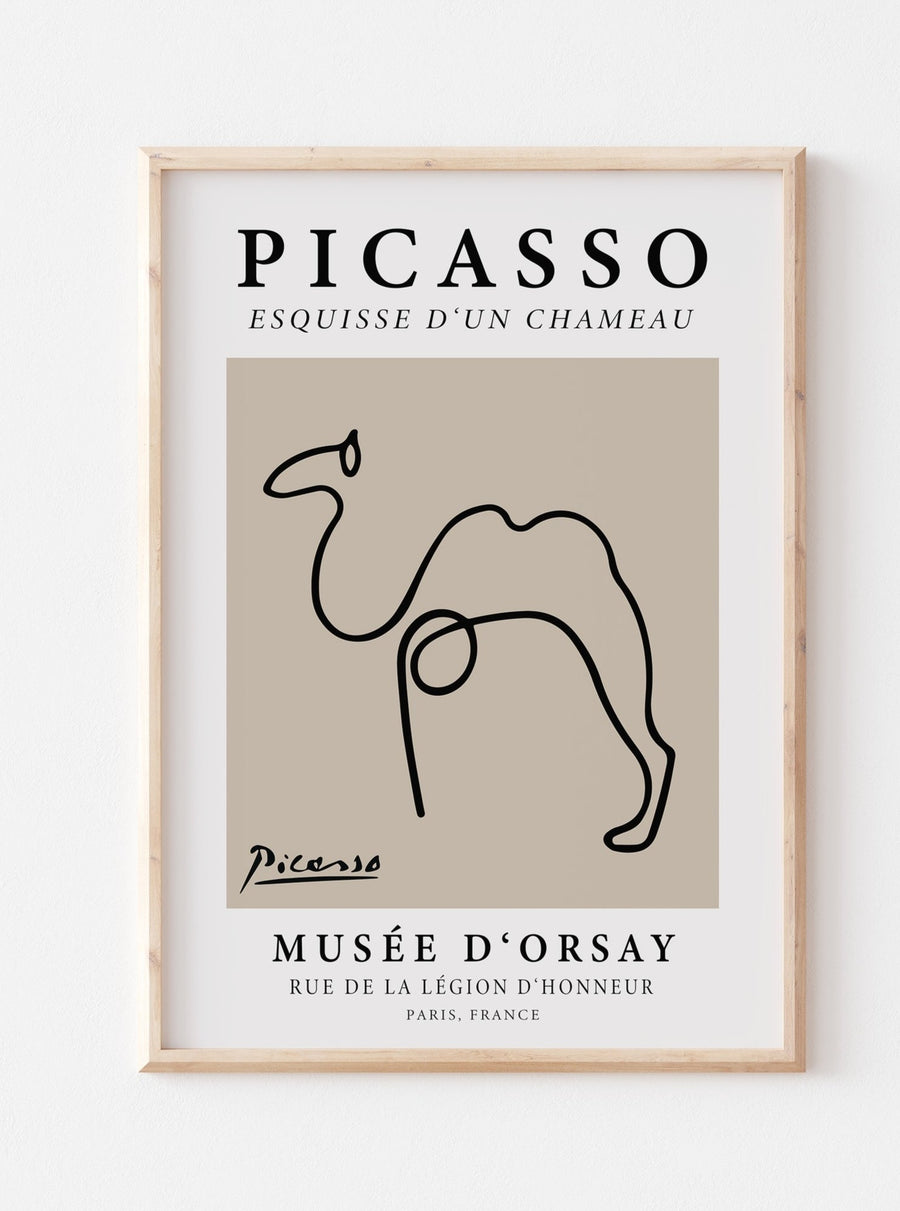 Picasso Camel Exhibition Print / 16x20
