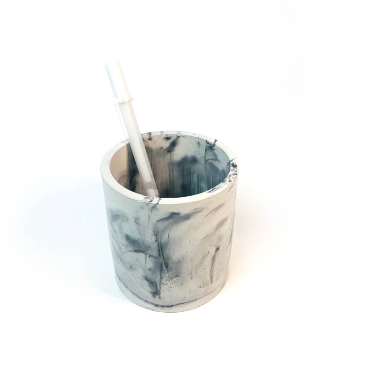 Concrete Round Planter + Vessel / 4"