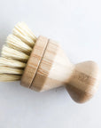 Natural Bamboo Pot & Dish Brush With Replaceable Head