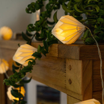 Crystal Lantern LED Paper String Lights
