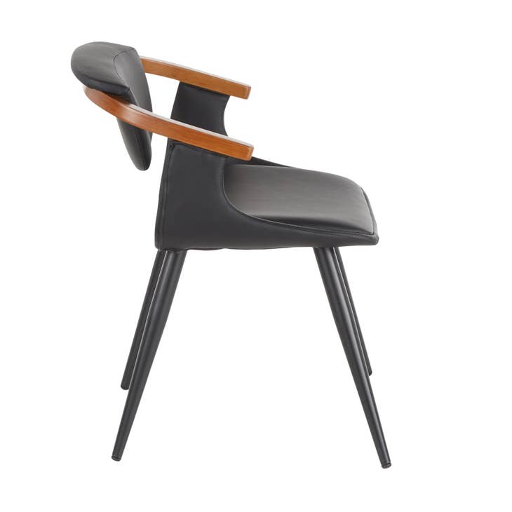 ORACLE Mid-Century Modern Chair / Black