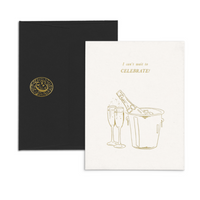 Champagne Greeting Card + Recipe Card