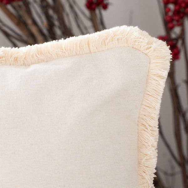 RINLEY Pillow Grey/White
