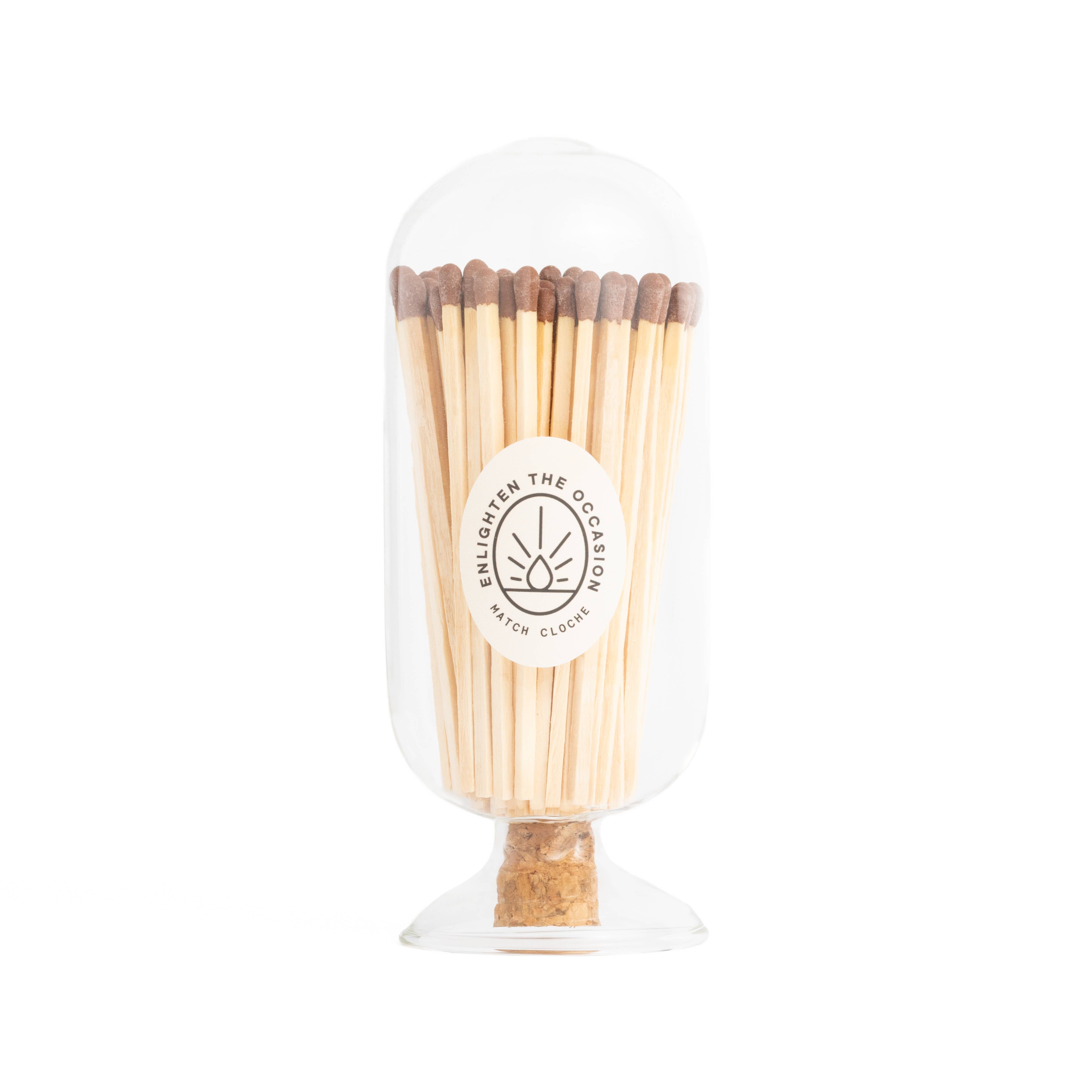 Cloche with Cafe Brown Matchsticks