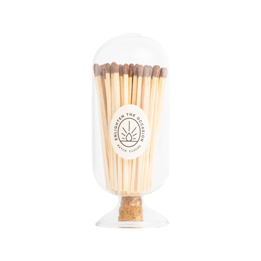 Cloche with Cafe Brown Matchsticks