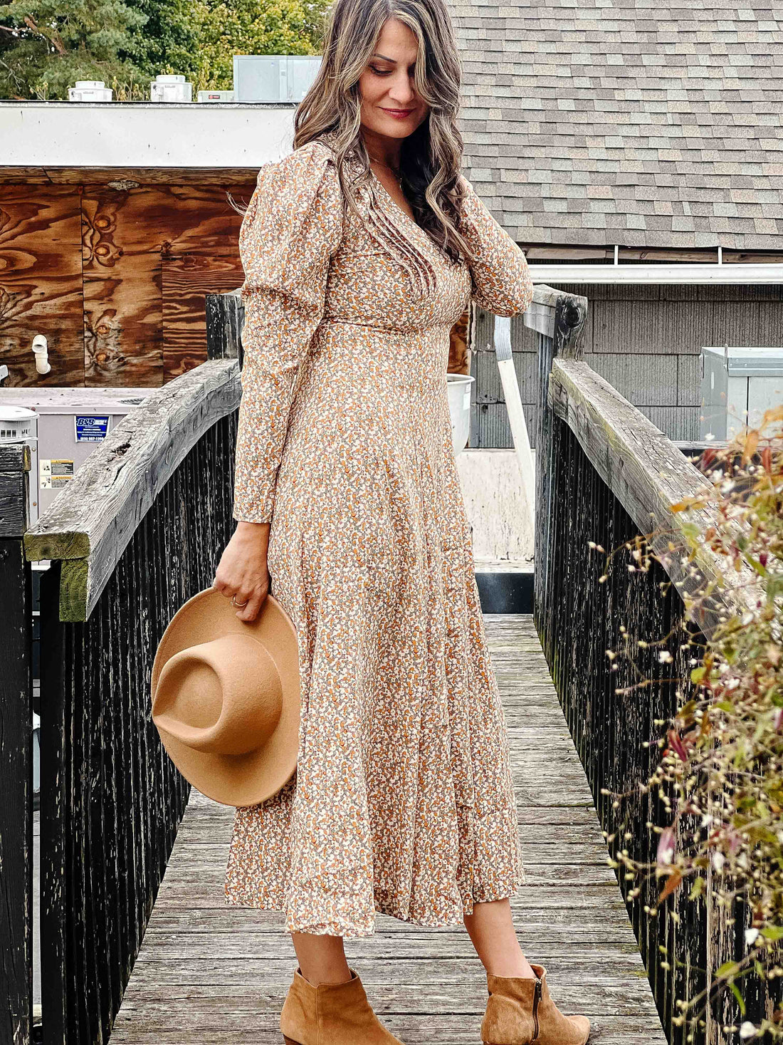 MARY Floral Maxi Dress