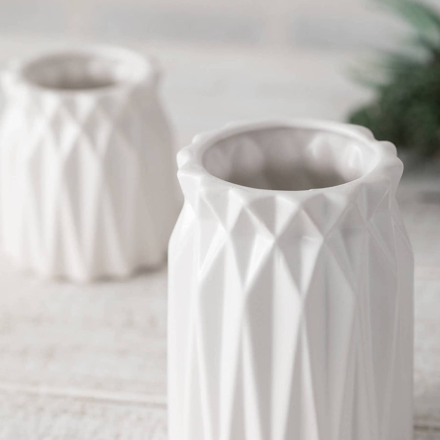 ORIGAMI GEOMETRIC VASES