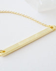 Classic Bar Necklace / Gold
