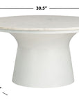 MILA Pedestal Coffee Table