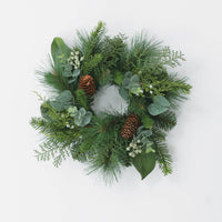 Mini Pine + Eucalyptus Wreath