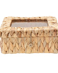 Hand-Woven Seagrass Box with Lid