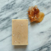 Cold Process Natural Bar Soaps / Oats + Honey