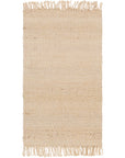 Bleached Jute Area Rug