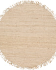 Bleached Jute Area Rug