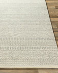 MAROC Neutral Stripe Wool Rug