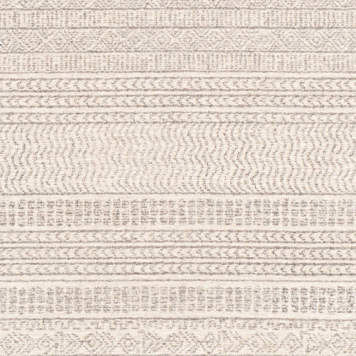 MAROC Neutral Stripe Wool Rug