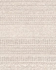 MAROC Neutral Stripe Wool Rug