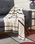 CALYX Throw Beige / Black