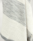 CALLIE Striped Throw / Grey